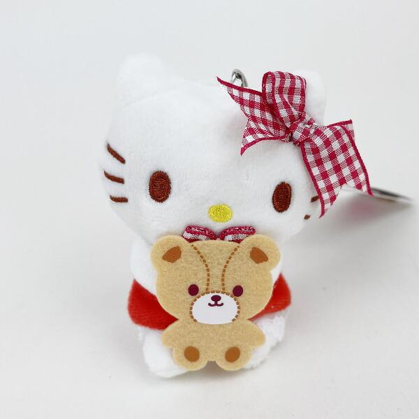 Sanrio Hello Kitty Oshi-Iro Mascot Red Keychain Ball Chain