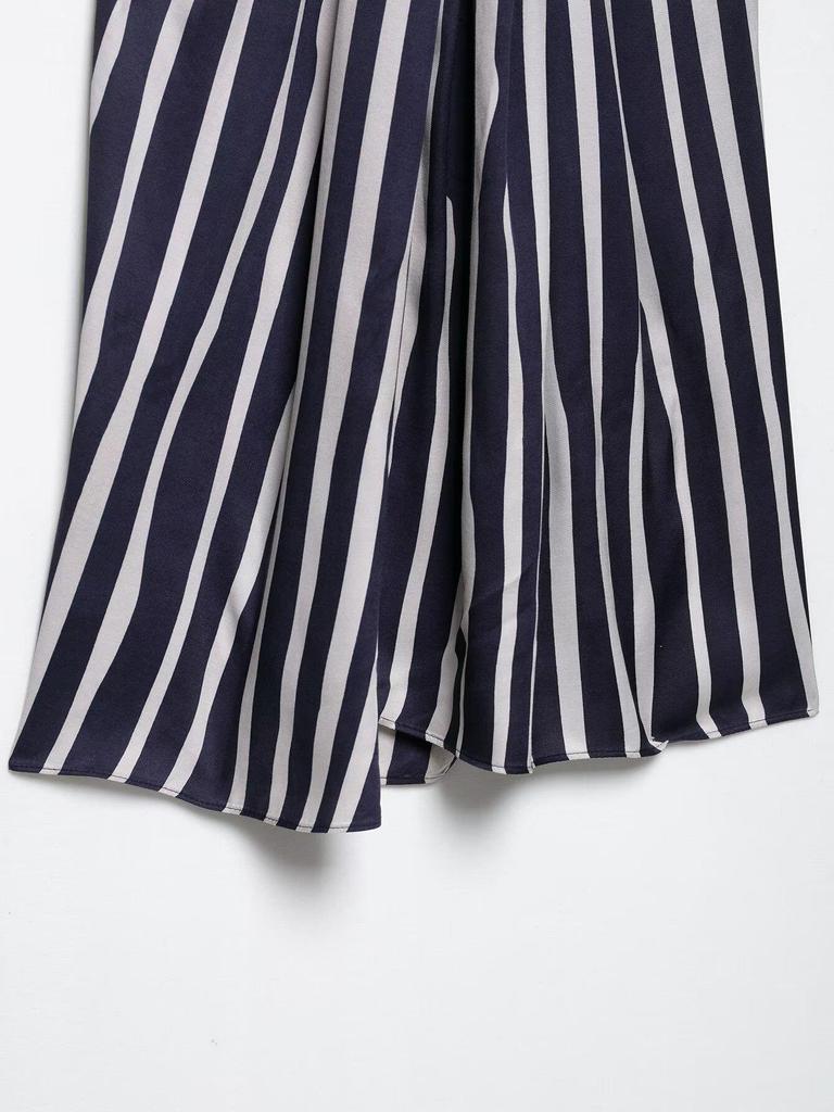 TAOP&ZA Spring/Summer Women's Halter Top & Striped Loose Long Pants Set