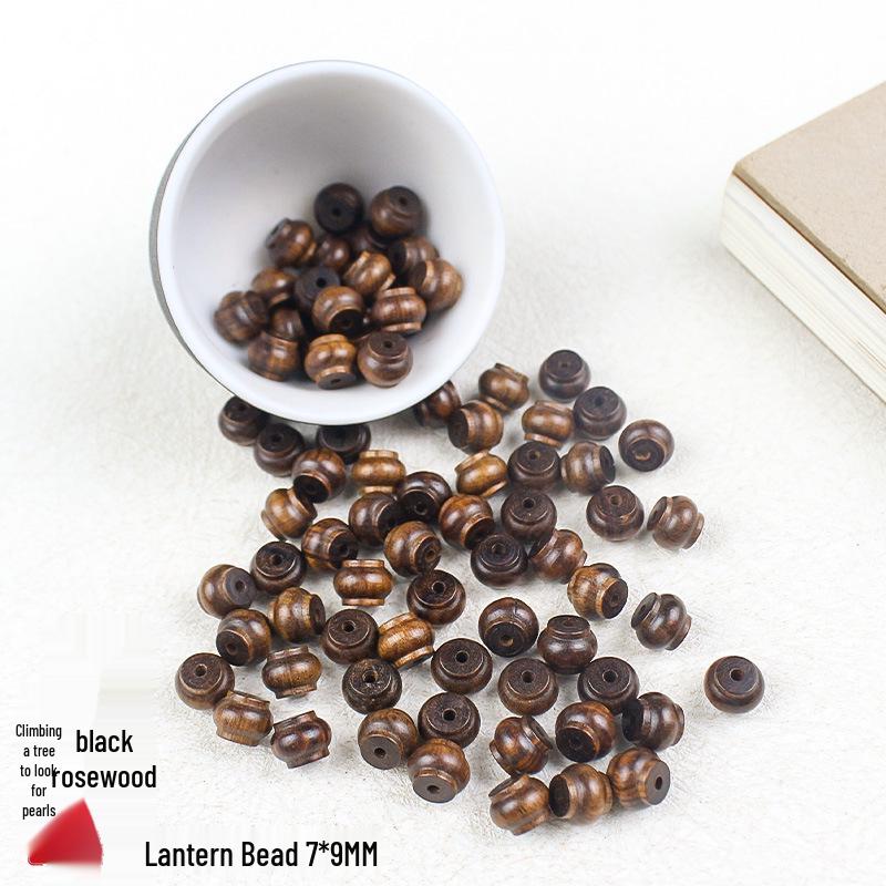 

Бусы из черного палисандра 108 молитвенных бусин - Декоративные деревянные бусины для изготовления браслетов и ожерелий своими руками