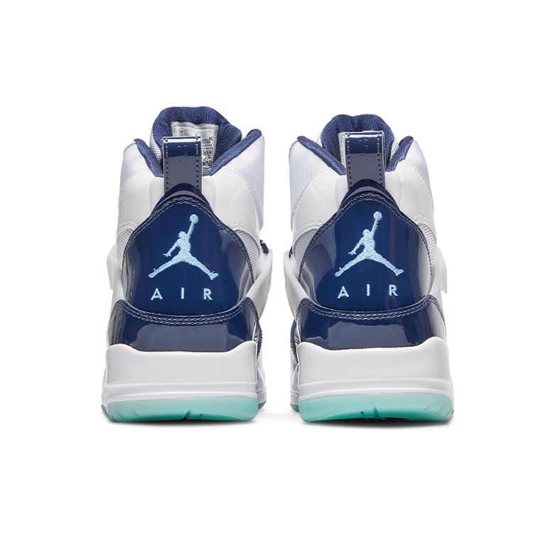 Air Jordan Flight 45 High Midnight Navy Men Sneakers White University-Blue DH0560-100