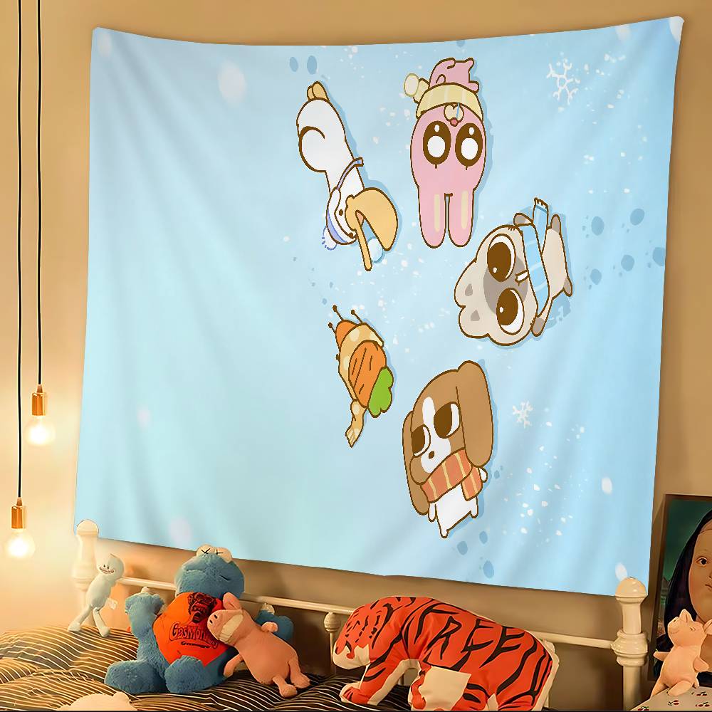 Funny-Siam-LippuS-Meme Hanging Bohemian Tapestry Bohemian Wall Tapestries Mandala Kawaii Room Decor