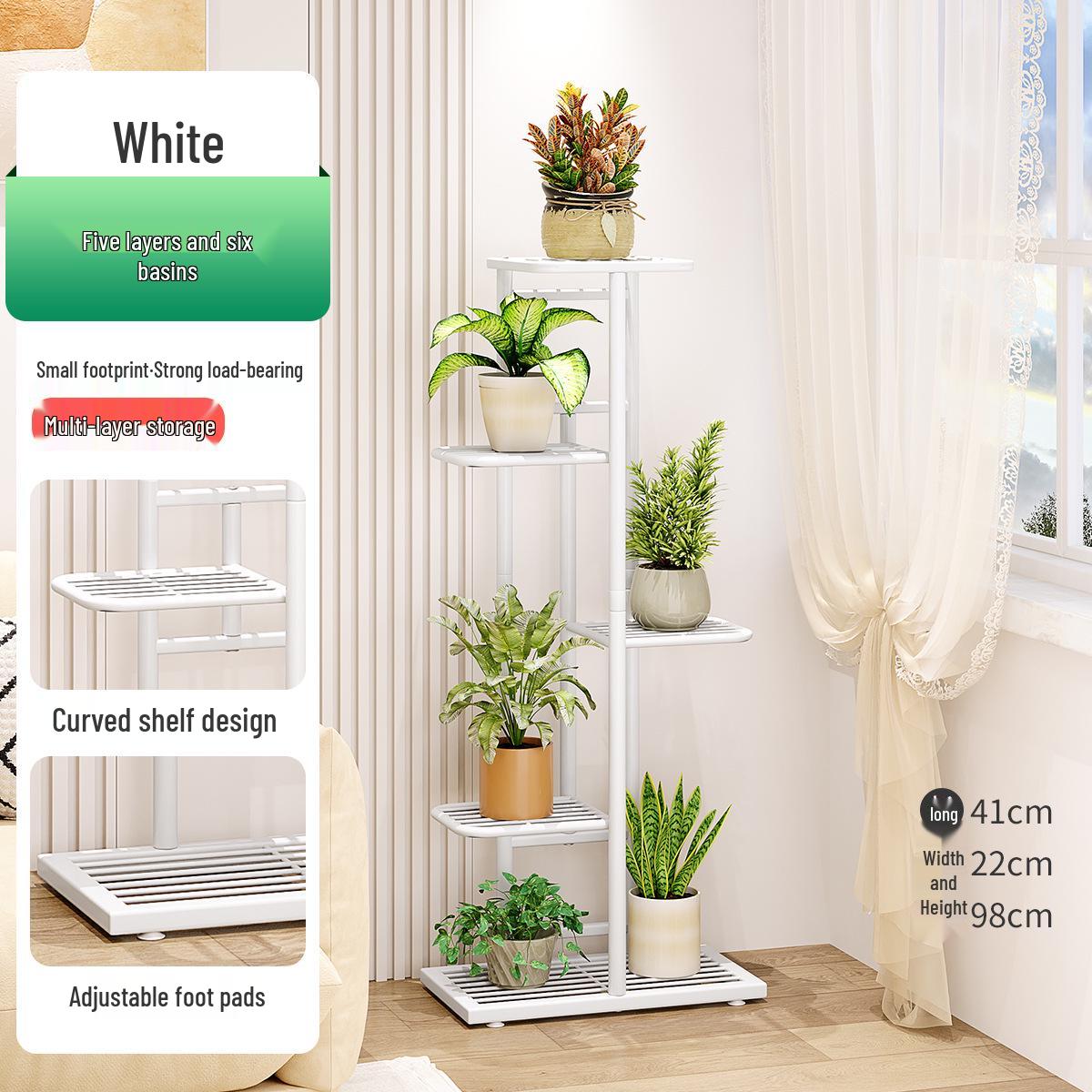 

Скандинавская комнатная железная подставка для цветов - Многоярусная подставка для растений для украшения дома и балкона