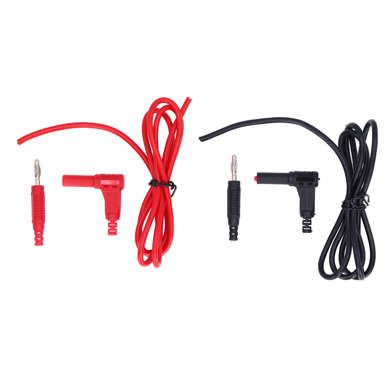 

1Set Banana Plug Multimeter s Brass PA Electrical Test Cable for Voltage Tester 4mm