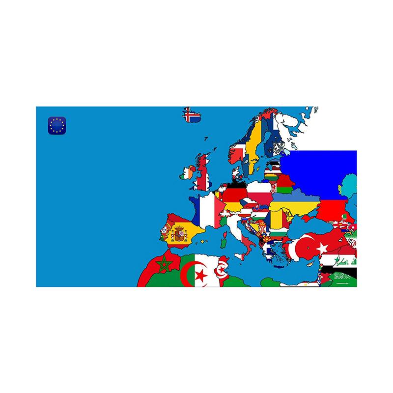 Travel Supplies Vintage The Great War Europe Map Posters Wall Art Picture Paintings Office Home Decor Geographical Tool