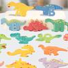 Educational Wooden Alphabet Puzzle Matching Board Letters Shape Sorter Montessori Dinosaur Color Toy for Toddlers 1-3 Years Gift