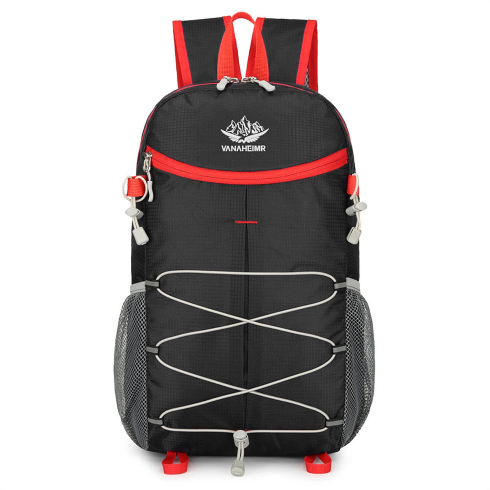 25L Foldable Hiking Backpack - Large Capacity, Lightweight & Rainproof with Reinforced Straps for Travel & Camping 25L