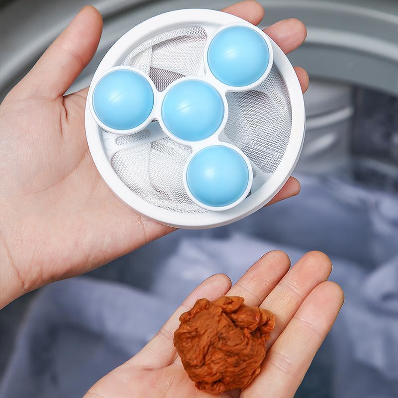 Wasmachine Herbruikbare Vuilopvangzak Filterzakken Pluis Haarvanger Huisdierhaar Verwijderen Kledingreinigingstools Wasbal