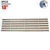 Woodworking Planer Blades 13 Inch 13\\\"-1/2\\\" Parts 13\"-1/2\" 6pcs Cutting High Speed Steel Kit Portable Tool
