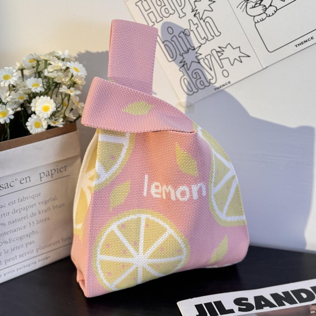 Geantă Tricotată cu Tematică Festivalul Bărcii Dragonului Geantă Cadou pentru Întâlnirea Companiei Geantă de Mână Cadou de Nuntă Geantă Zongzi Geantă Fericită pentru Bomboane