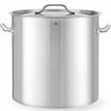 Budget Line pan met deksel 50 l diameter 400 x 400 h Hendi 834701