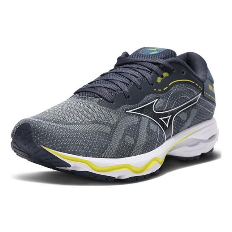 Mizuno Ultima 14 Comfortable Versatile Shock Absorbing Durable Breathable Low Top Casual Running Shoes Men Sneakers Gray White Yellow J1GC231854