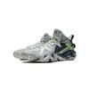 Li Ning Kids Basketball Synthetic Leather Fashion Sports Simple Non-Slip Wear-Resistant Rebound Support Mid-Top Kids Basketball Shoes YKBV012-9