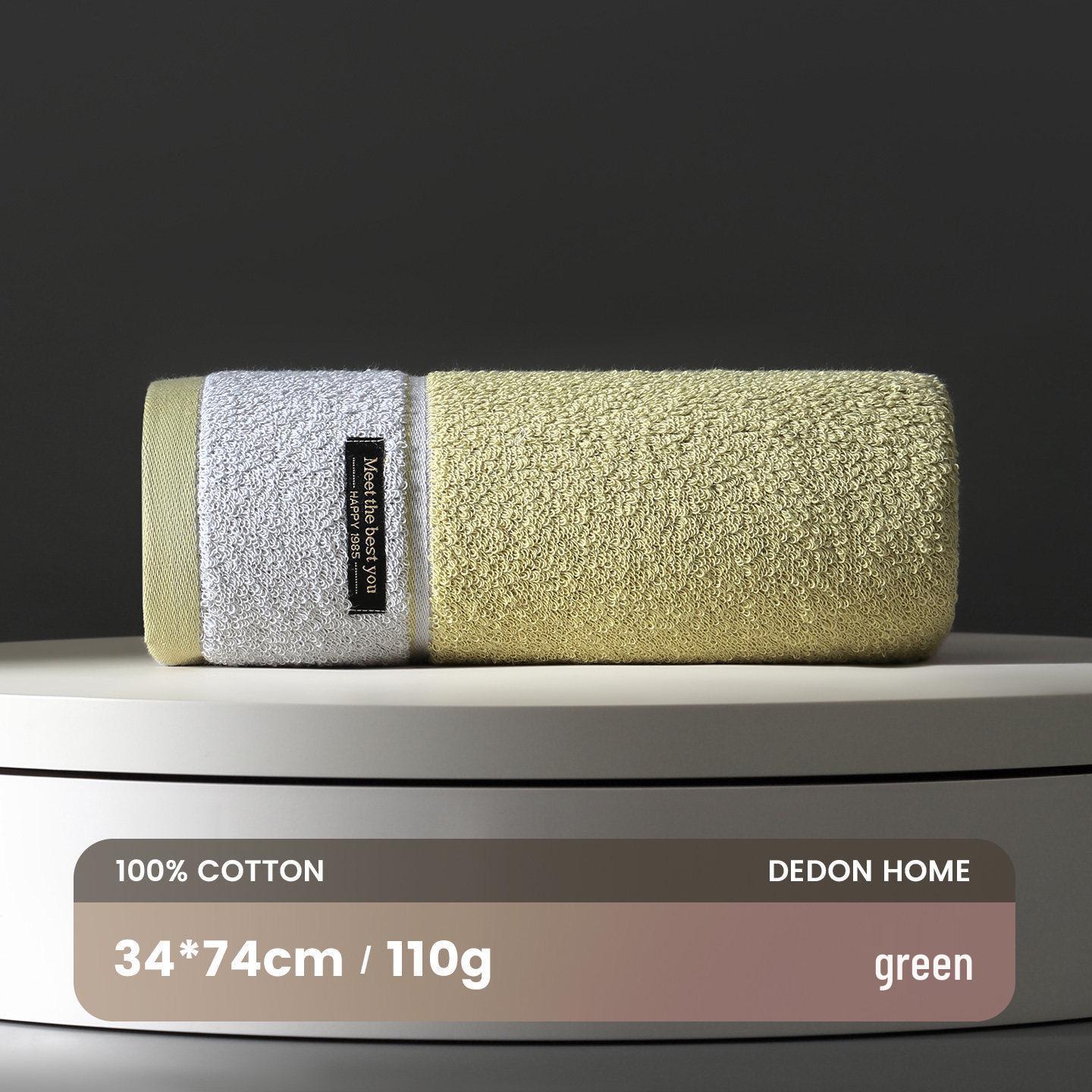 

Antibacterial High-Grade Pure Cotton Towel - Absorbent, Lint-Free Hand and Face Towel for Adults 74x34cm