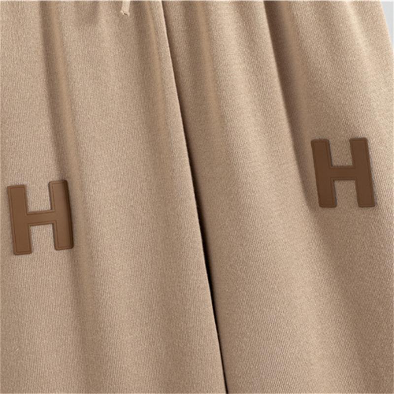 Women's Autumn Winter Fashion Casual Suit Mid Length Knitted Open Shirt Pants Two Piece Suit