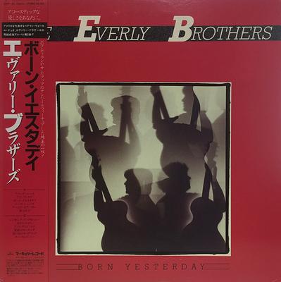 LP Record EVERLY BROTHERS - Born Yesterday 25PP180 MERCURY 1985 Japan Obi Rock Used