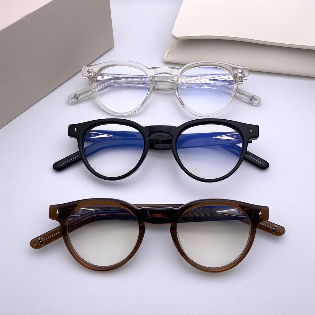 High Quality Optical Frame Ron Plate Round Frame Glasses Plain And Versatile Anti-Blue Light