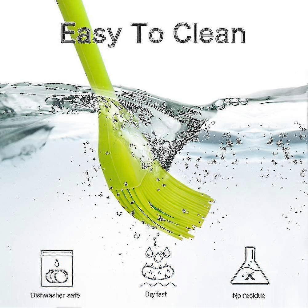 Silicone Baking Pastry Brush Food Grade Dishwasher Applicable Baking4pcs