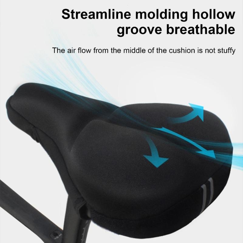 Comfortable Bike Saddles Cover Mountain Bicycles Seats Cover Cycling Silicone Cushion Profession Road Bike Seats Cover