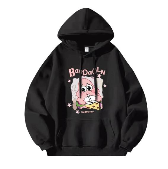 New SpongeBob SquarePants Printed Hoodie for Men and Women Couple's Hoodie 2025 New Autumn Style Pai Daxing Couple's Clothes