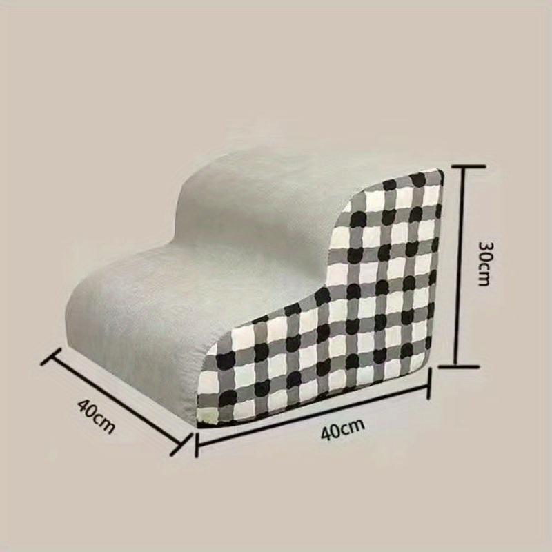 

Суперширокий 2/3-слойный противоскользящий пандус для собак - Pet Step, подходит для маленьких и средних собак с решетчатым рисунком, ступенька из мягкой ткани 2 layers чёрный