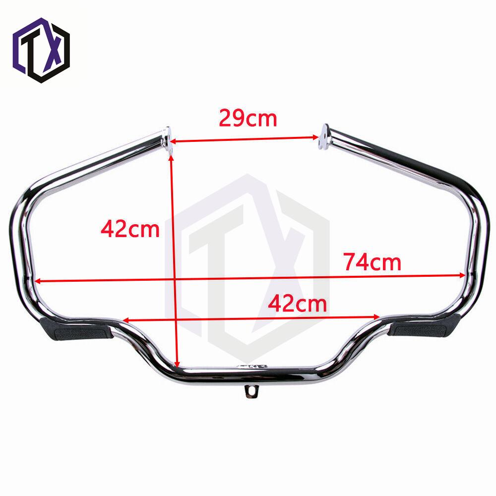 Compatible Engine Bumper Protection Bar for Harley Davidson 09-21 Electra, Street, Ultra, and Road King.