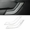 Interior Door Handles Cover Trim Decor Chrome For 2011-17 Jeep Wrangler JK 2Door