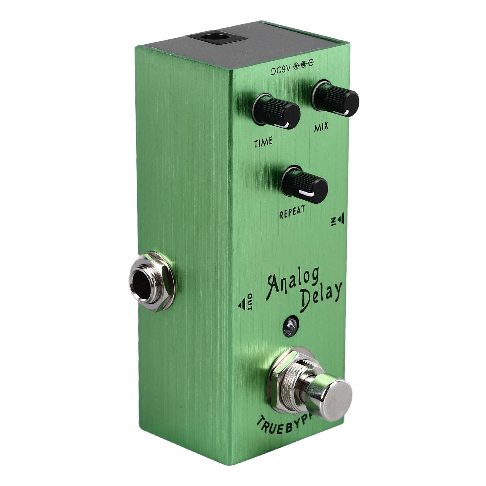 Guitar Delay Effect Pedal Multi Function Rich Timbre Analog Delay Electric Guitar Effects Pedal Light Green
