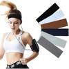Wide Elastic Hair Ties & Trendy Turban-Style Headbands – Stretchy Workout & Yoga Sweatbands for Women, Assorted Styles