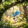 Solar Powered Bee Hanging Light Iron Art LED Outdoor Garden Decoration Yard Patio Hanging Lamp Solar Lantern