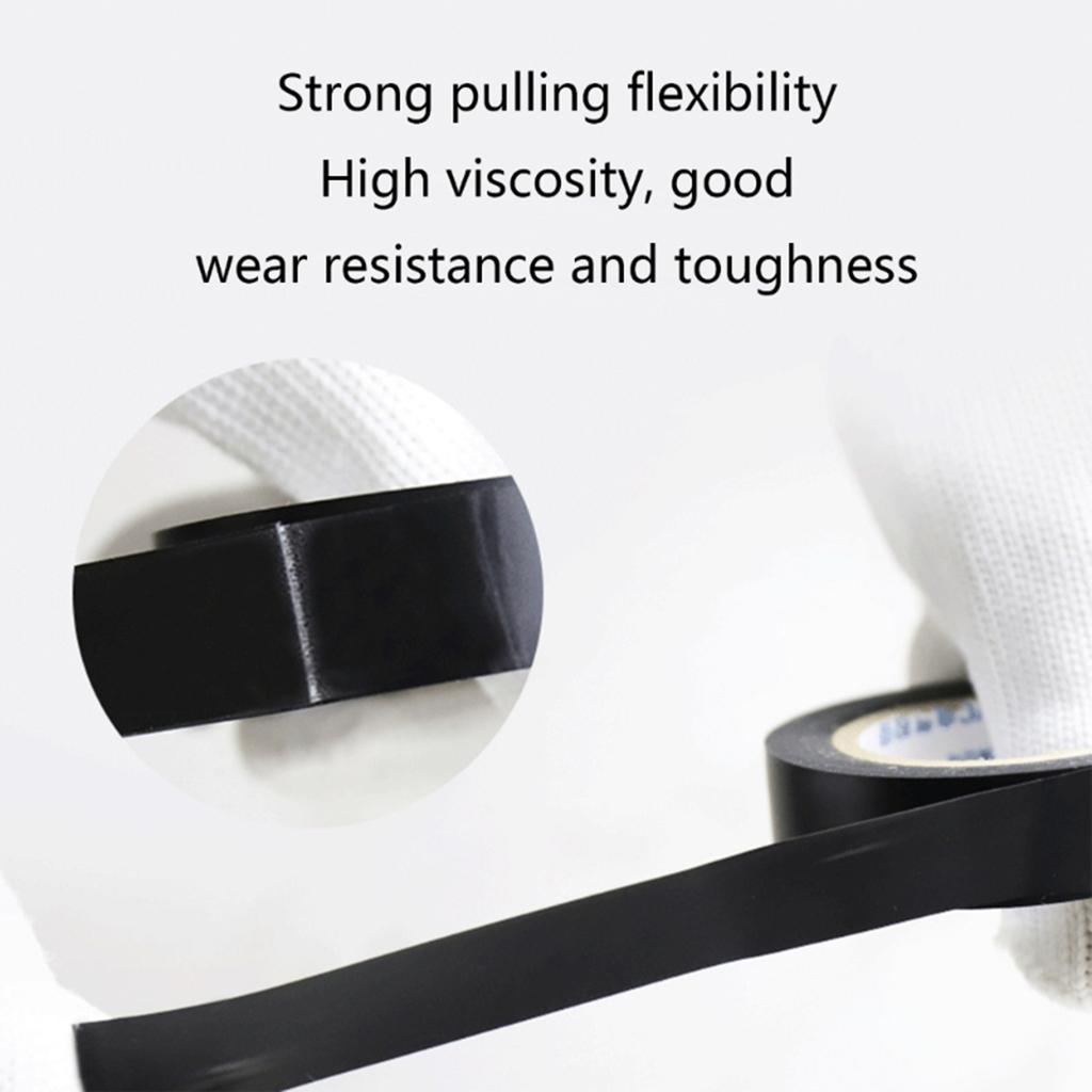 6pcs Professional Electrical Tape 15*8MM Industrial Grade PVC Electrical Insulating Tape for Auto Electrical Protection