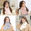 Faux Pelz Kragen Winter Schal Frauen Gestrickte Rex Kaninchen Pelz Schals Pelz Halstuch Winter Lange Wraps