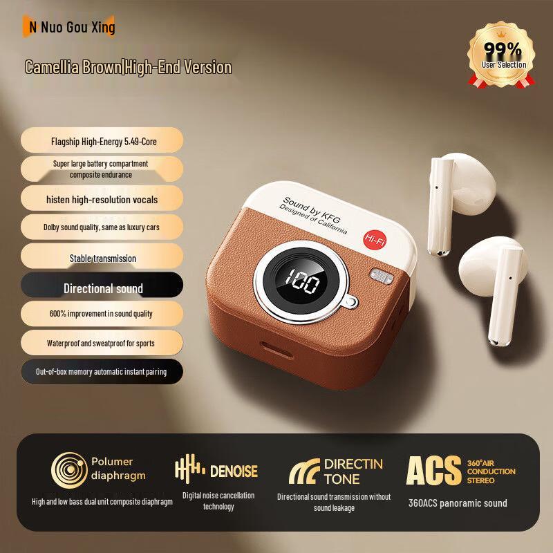 Q86 True Wireless Retro Bluetooth Earbuds