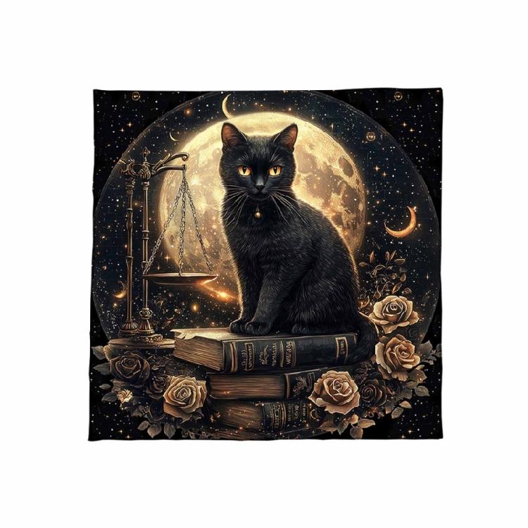 

Square Table Cloth Tarots Altar Cloth Board Game Pad Astrological Oracles Table Cover Card Mat Divinations Tablecloth B 50x50cm