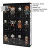 Halloween Adventskalender 2026, 24-Tage Countdown-Box, Gruselige Feiertags-Mitgebsel für Kinder Erwachsene, Horror-Themenkalender