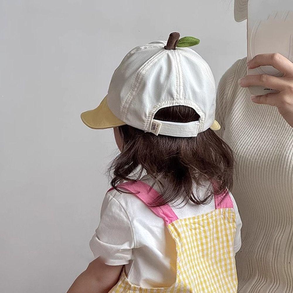 Wide Brim Baby Hat Adjustable Duck Tongue Cap New Sun Hat Outdoor