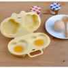 Microwave Egg Cooker & Mold Set: Flower & Heart Designs for Breakfast
