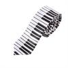 Gifts Classic for Men Fashion Black & White Skinny Tie Piano Keyboard Necktie Music Tie