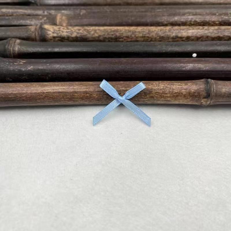 Small Bow Polyester Ribbon Knot for Underwear, Socks, Clothing, Jewelry, and Floral Accessories