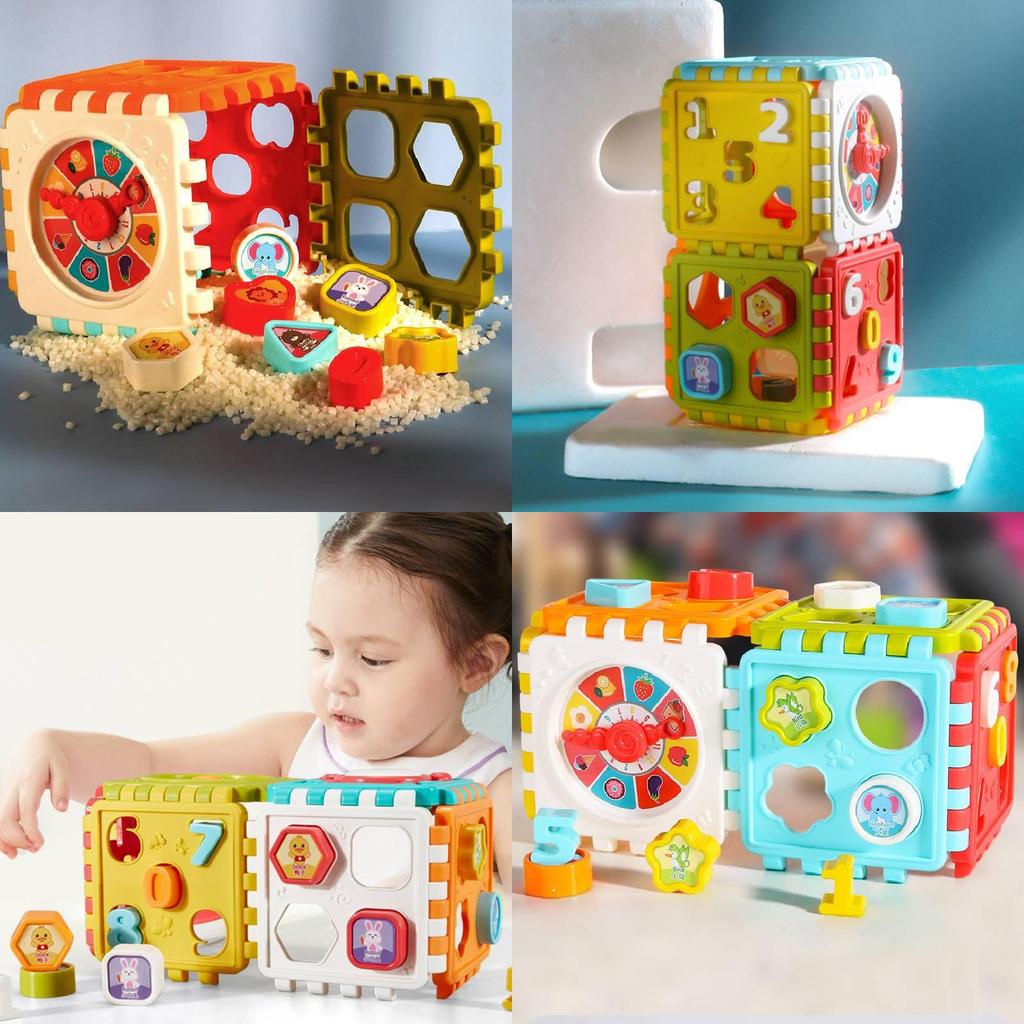 Colorful Baby Early Learning Magic Cube Educational Toy For 0-3 Year Olds