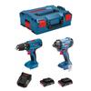 BOSCH Kit GSB 18V-21 + GDR 18V-160 (2 X 2,0 Ah + AL1820CV + L-Boxx 136)