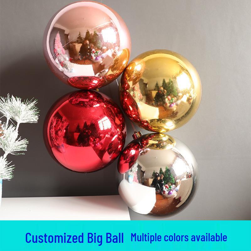 Extra Large Shiny Red Christmas Tree Ornament Ball