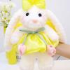 Big Ear Bunny Plush Doll Bow Tie Rabbit Plush Toy Cute Stuffed Animals Rabbit Toy  Birthday Parties