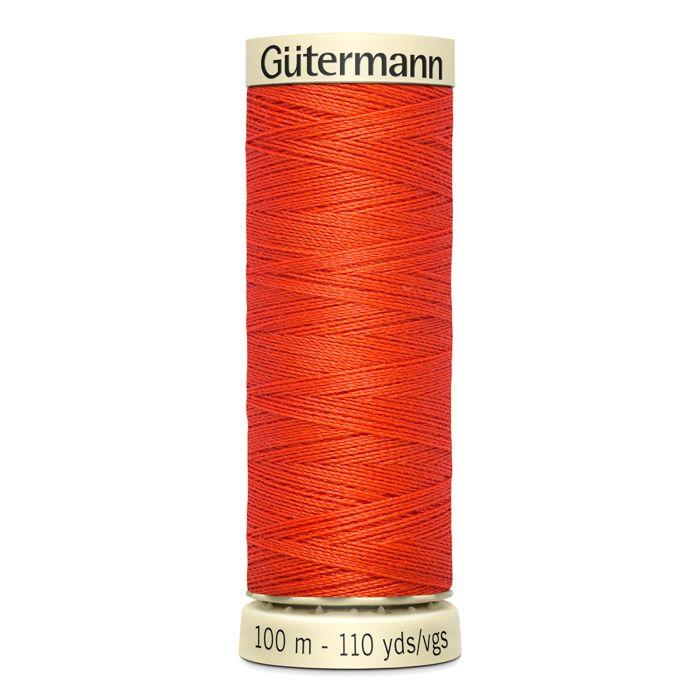 Sewing Thread 100% Polyester Gutermann 1 Spool - Att 155 - Bright Orange