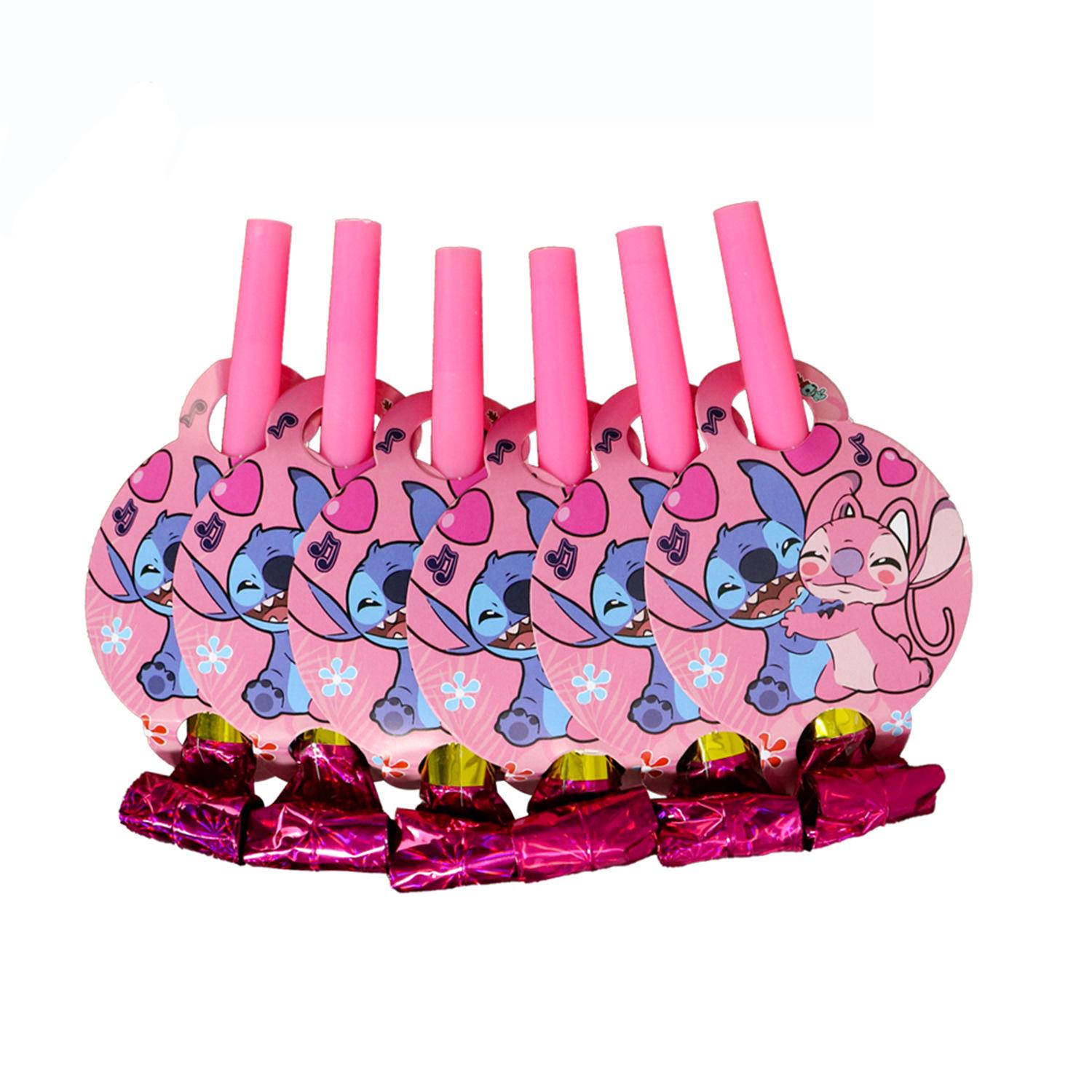 

Найбільш продаваний рожевий набір посуду для дня народження Стіч: Паперові тарілки, стакани та скатертина.