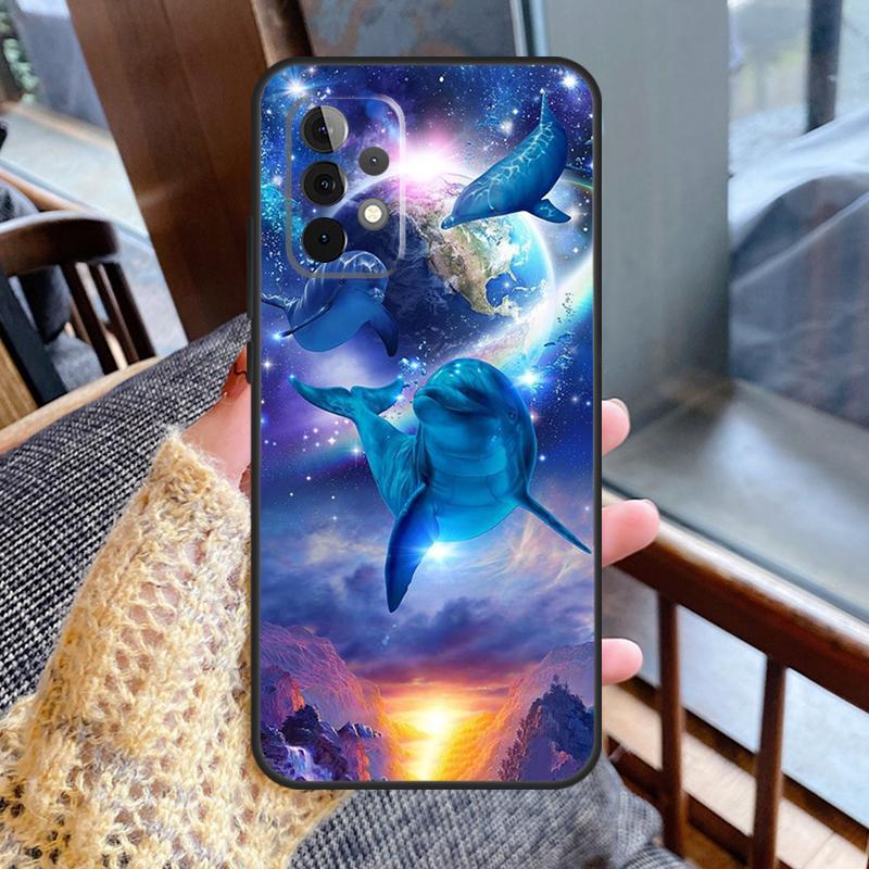 Dolphin Case For Samsung Galaxy A55 A35 A15 A56 A36 A26 A16 A06 A54 A34 A14 A13 A53 A12 A22 A32 A52