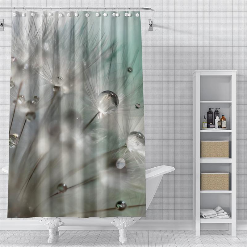 

Домашние шторки для душа для ванной водонепроницаемая ткань современный скандинавский стиль занавеска для ванной 180X200 хлопок растение фрукт милое животное 90x180cm