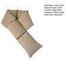 Down Scarf with Pocket Design Solid Color Waterproof Wear-Resistant Winter Versatile Scarf Daily Outdoor Wear