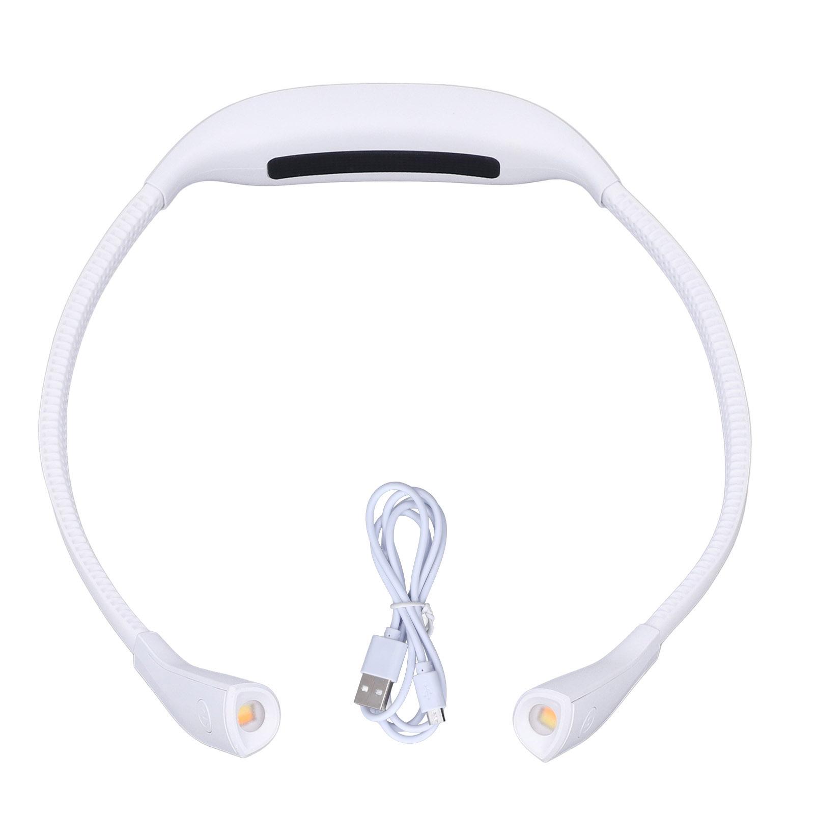 

Neck Book Light USB Rechargeable Portable LED Neck Hanging Lamp for Reading Repairment