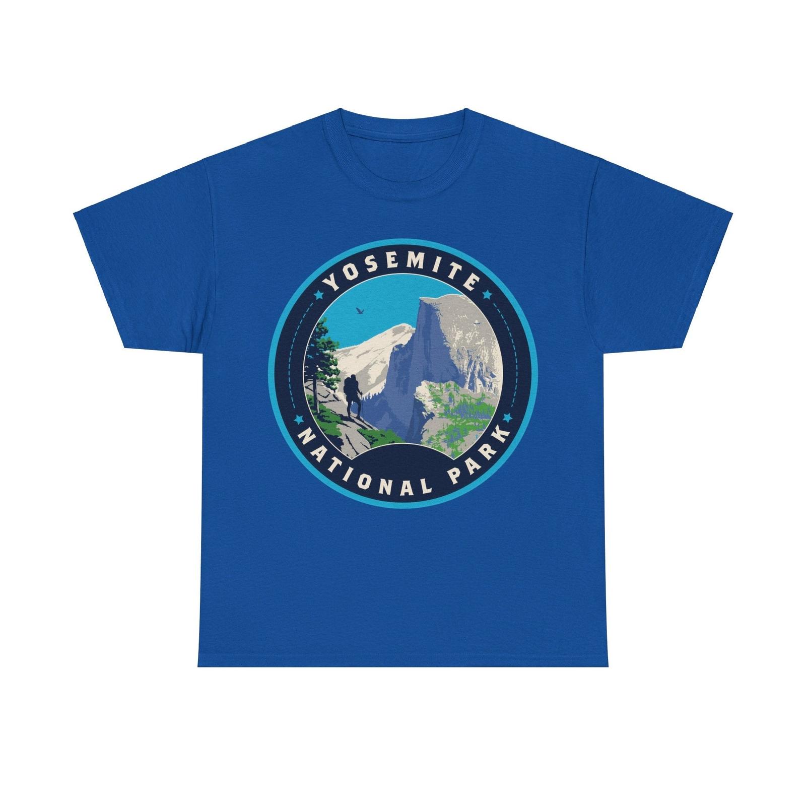 Yosemite National Park California Round Logo T-shirt S