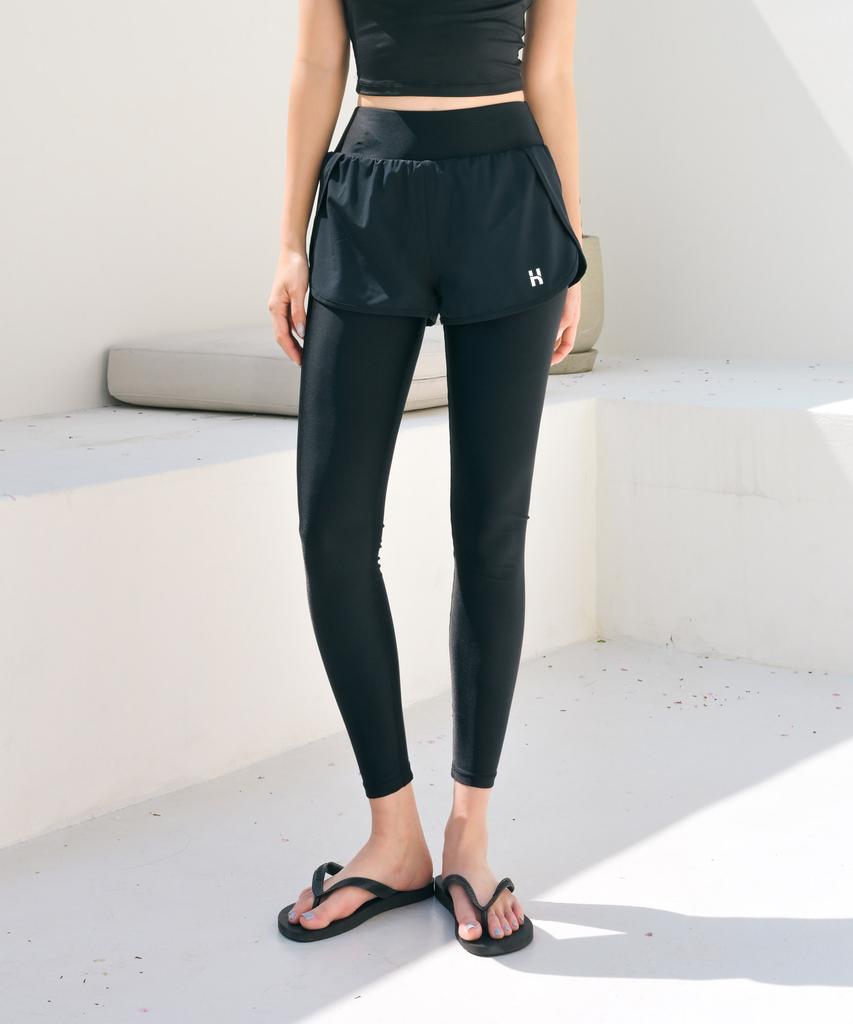 Helingbon Women'S 2-In-1 Multi Pants Water Leggings Shorts (1 Color) / A172W